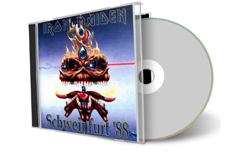 Artwork Cover of Iron Maiden 1988-08-27 CD Schweinfurt Audience