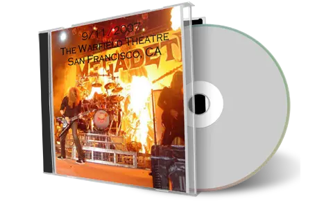 Artwork Cover of Megadeth 2007-09-11 CD San Francisco Audience
