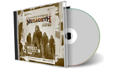 Artwork Cover of Megadeth 2012-06-27 CD Vilnius Audience