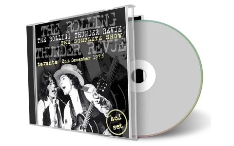 Artwork Cover of Bob Dylan 1975-12-02 CD Toronto Audience