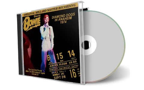 Artwork Cover of David Bowie 1974-09-16 CD Anaheim Audience