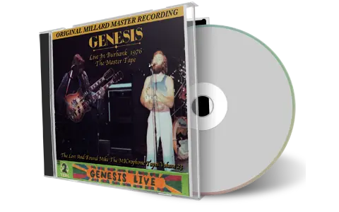 Artwork Cover of Genesis 1976-05-01 CD Burbank Audience
