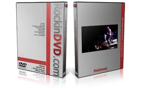 Artwork Cover of Helmet 1994-07-07 DVD Sonoria Festival Audience
