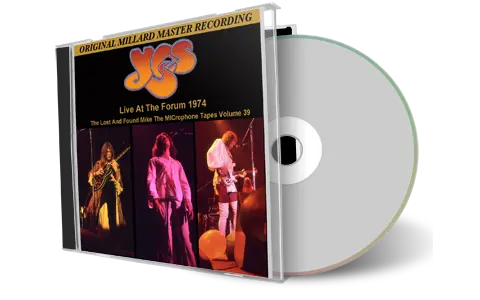 Artwork Cover of Yes 1974-03-18 CD Inglewood Audience