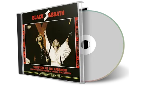 Artwork Cover of Black Sabbath 1975-08-02 CD Baltimore Audience