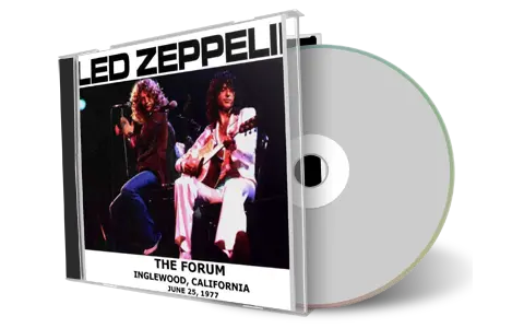 Artwork Cover of Led Zeppelin 1977-06-25 CD Inglewood Audience