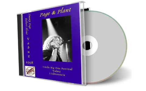 Artwork Cover of Jimmy Page And Robert Plant 1998-08-21 CD Vaduz Audience