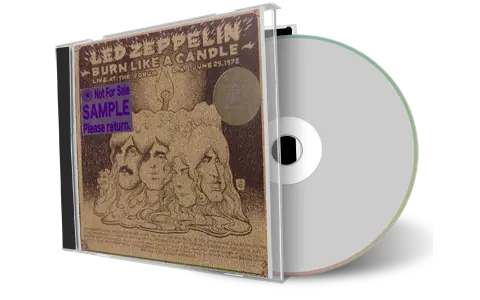 Artwork Cover of Led Zeppelin 1972-06-25 CD Los Angeles Audience