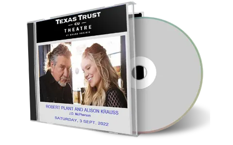 Artwork Cover of Robert Plant And Alison Krauss 2022-09-03 CD Grand Prarie Audience