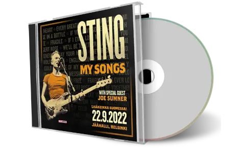 Artwork Cover of Sting 2022-09-22 CD Helsinki Audience