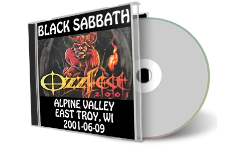 Artwork Cover of Black Sabbath 2001-06-09 CD East Troy Audience