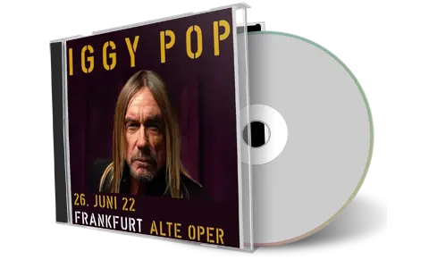 Artwork Cover of Iggy Pop 2022-06-26 CD Frankfurt Audience