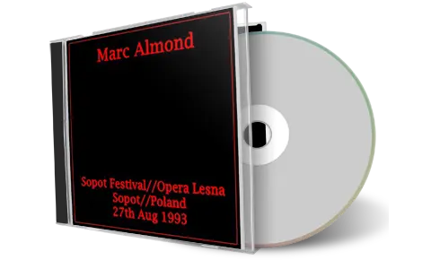 Artwork Cover of Marc Almond 1993-08-27 CD Manchester Audience