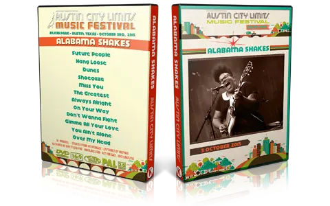 Artwork Cover of Alabama Shakes 2015-10-03 DVD Austin Proshot