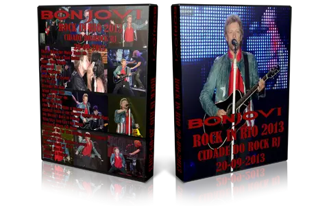 Artwork Cover of Bon Jovi Compilation DVD Rock in Rio 2013 Proshot