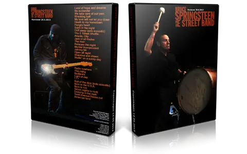 Artwork Cover of Bruce Springsteen 2013-05-28 DVD Hannover Audience