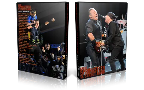 Artwork Cover of Bruce Springsteen 2013-06-15 DVD London Audience