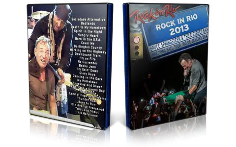 Artwork Cover of Bruce Springsteen 2013-09-21 DVD Rock In Rio Proshot