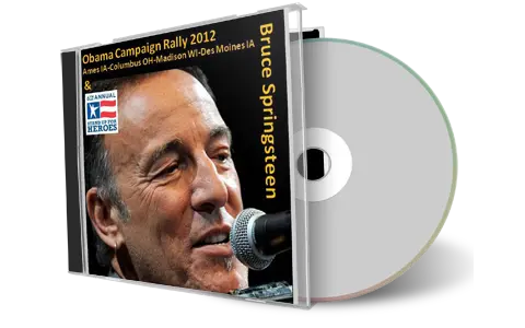Artwork Cover of Bruce Springsteen Compilation CD Obama Rally and Stand Up For Heroes 2012 Audience