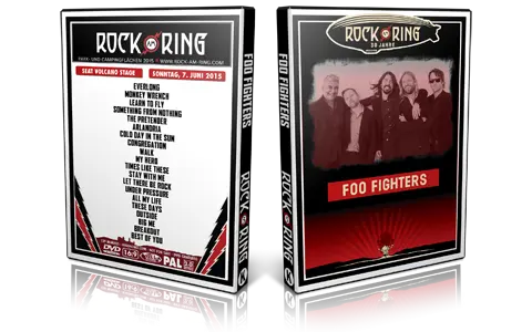 Artwork Cover of Foo Fighters 2015-06-07 DVD Rock am Ring Festival Proshot