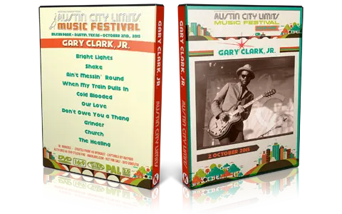 Artwork Cover of Gary Clark Jr 2015-10-02 DVD Austin City Limits Proshot