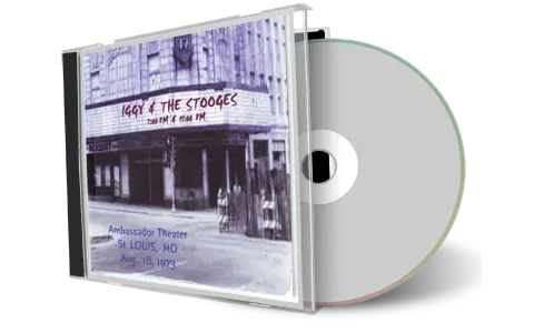 Artwork Cover of Iggy and The stooges 1973-08-18 CD St Louis Audience