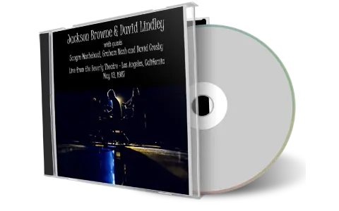 Artwork Cover of Jackson Brown and David Lindley 1987-05-13 CD Los Angeles Audience