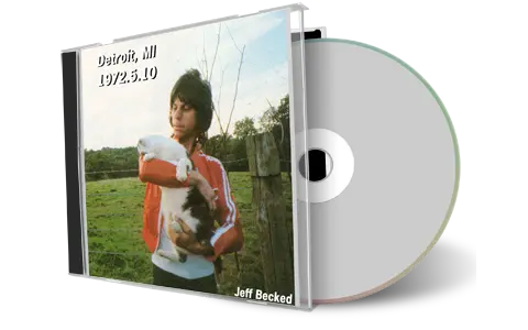 Artwork Cover of Jeff Beck 1972-05-10 CD Detroit Audience