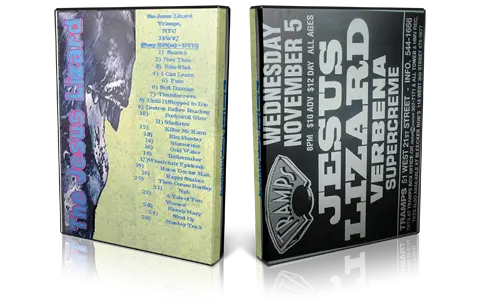 Artwork Cover of Jesus Lizard 1997-11-05 DVD New York Audience