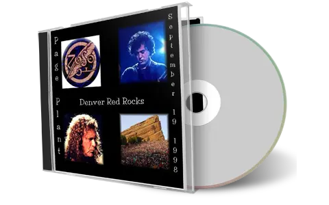 Artwork Cover of Jimmy Page And Robert Plant 1998-09-16 CD Morrison Audience