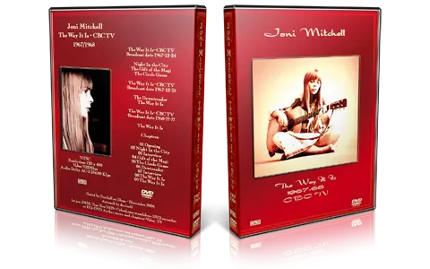Artwork Cover of Joni Mitchell Compilation DVD The Way It Is 1967-1968 Proshot