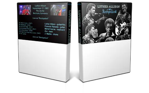 Artwork Cover of Luther Allison 1985-09-27 DVD Bochum Proshot