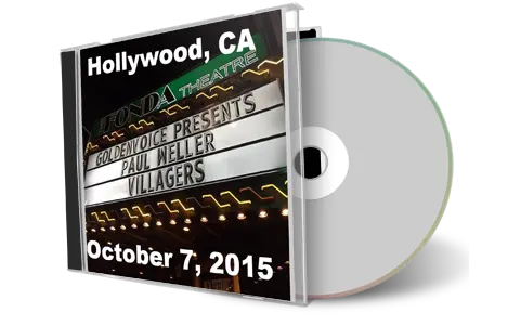 Artwork Cover of Paul Weller 2015-10-07 CD Hollywood Audience