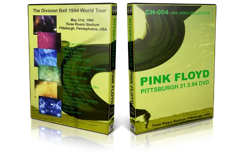 Artwork Cover of Pink Floyd 1994-05-31 DVD Pittsburgh  Audience