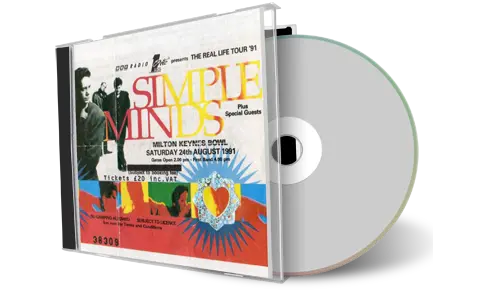 Artwork Cover of Simple Minds 1991-08-24 CD Milton Keynes Soundboard