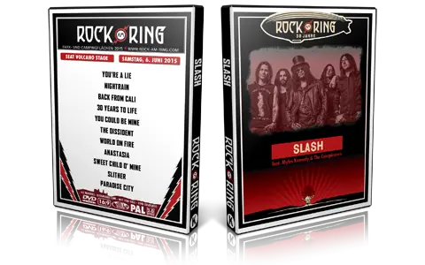 Artwork Cover of Slash 2015-06-06 DVD Rock am Ring Festival Proshot
