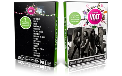 Artwork Cover of Slash 2015-07-01 DVD Volt Festival Proshot