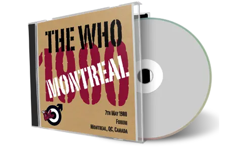 Artwork Cover of The Who 1980-05-07 CD Live 1980 Audience