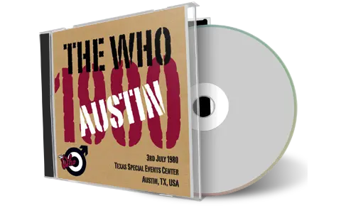 Artwork Cover of The Who 1980-07-03 CD Austin Audience