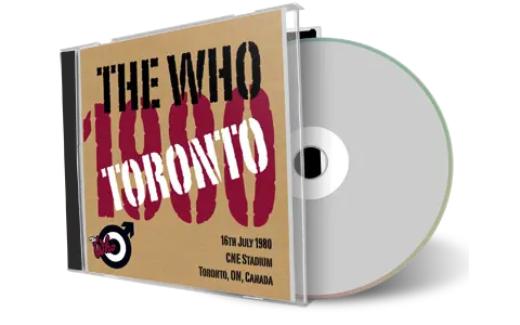 Artwork Cover of The Who 1980-07-16 CD Toronto Audience
