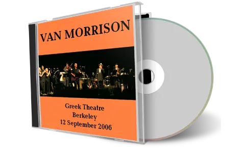Artwork Cover of Van Morrison 2006-09-12 CD Berkeley Audience