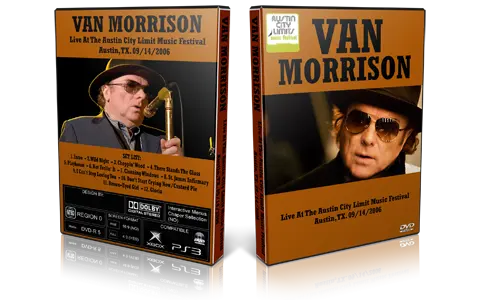 Artwork Cover of Van Morrison 2006-09-14 DVD Austin City Proshot