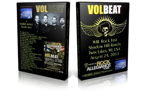 Artwork Cover of Volbeat 2013-08-02 DVD Twin Lakes Audience