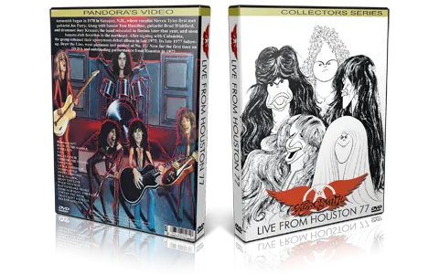 Artwork Cover of Aerosmith 1977-06-24 DVD Houston Proshot