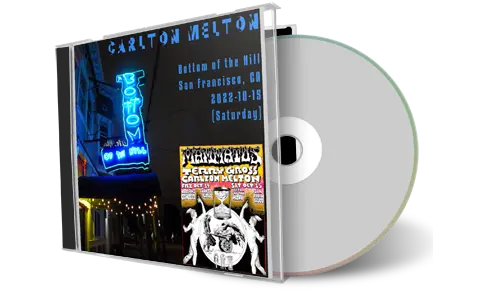 Artwork Cover of Carlton Melton 2022-10-15 CD San Francisco Audience