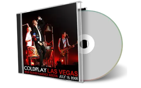 Artwork Cover of Coldplay 2008-07-19 CD Las Vegas Audience