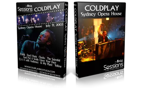 Artwork Cover of Coldplay 2003-07-17 DVD Sydney Proshot