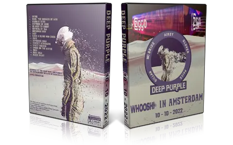Artwork Cover of Deep Purple 2022-10-10 DVD Amsterdam Audience