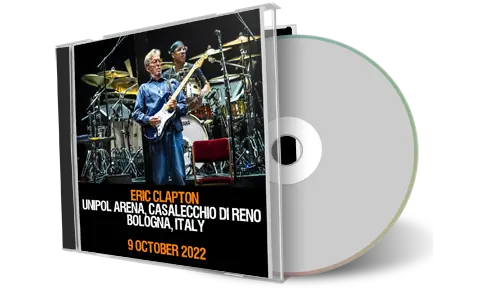 Artwork Cover of Eric Clapton 2022-10-09 CD Bologna Audience