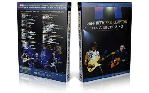 Artwork Cover of Eric Clapton And Jeff Beck 2010-02-18 DVD New York City Audience